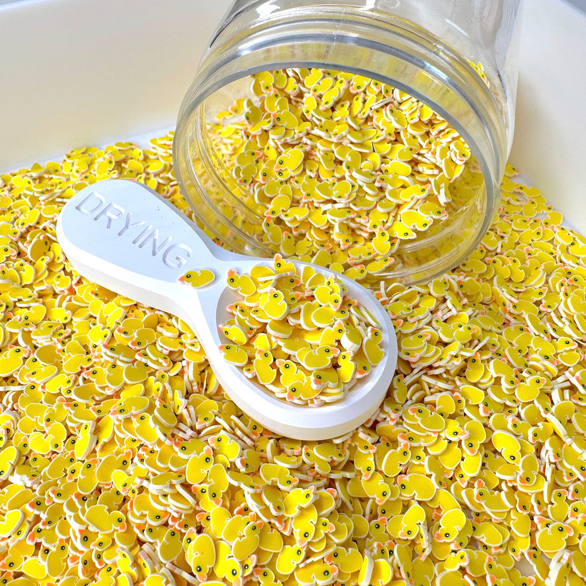 Yellow Duck, Animal Polymer Clay Sprinkle (NOT EDIBLE,5MM/10MM) D35-29/30