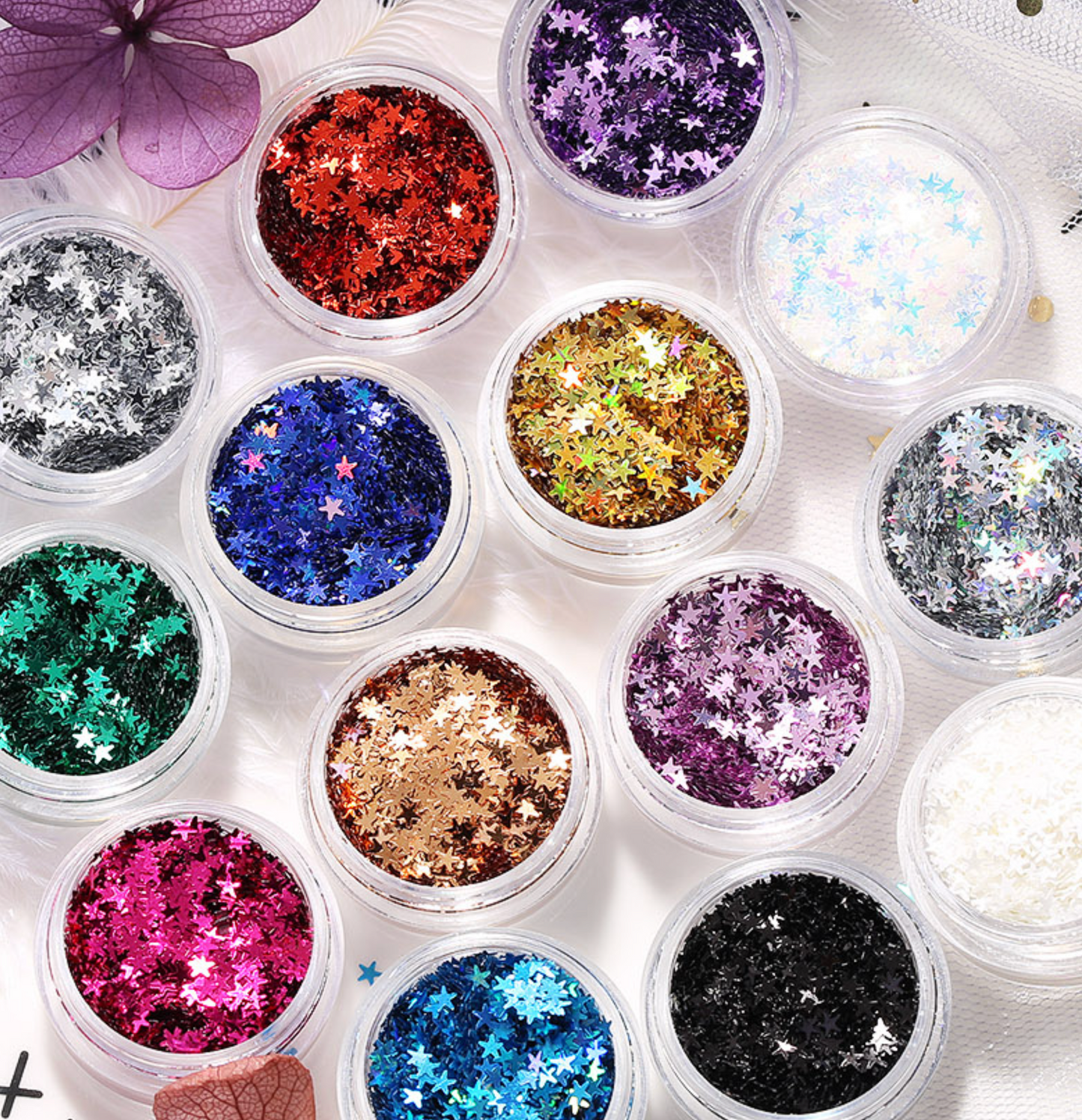 2.5MM Star Glitter Confetti (3G Jar)