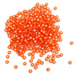 7MM Translucent Heart Acrylic Flat Round Beads