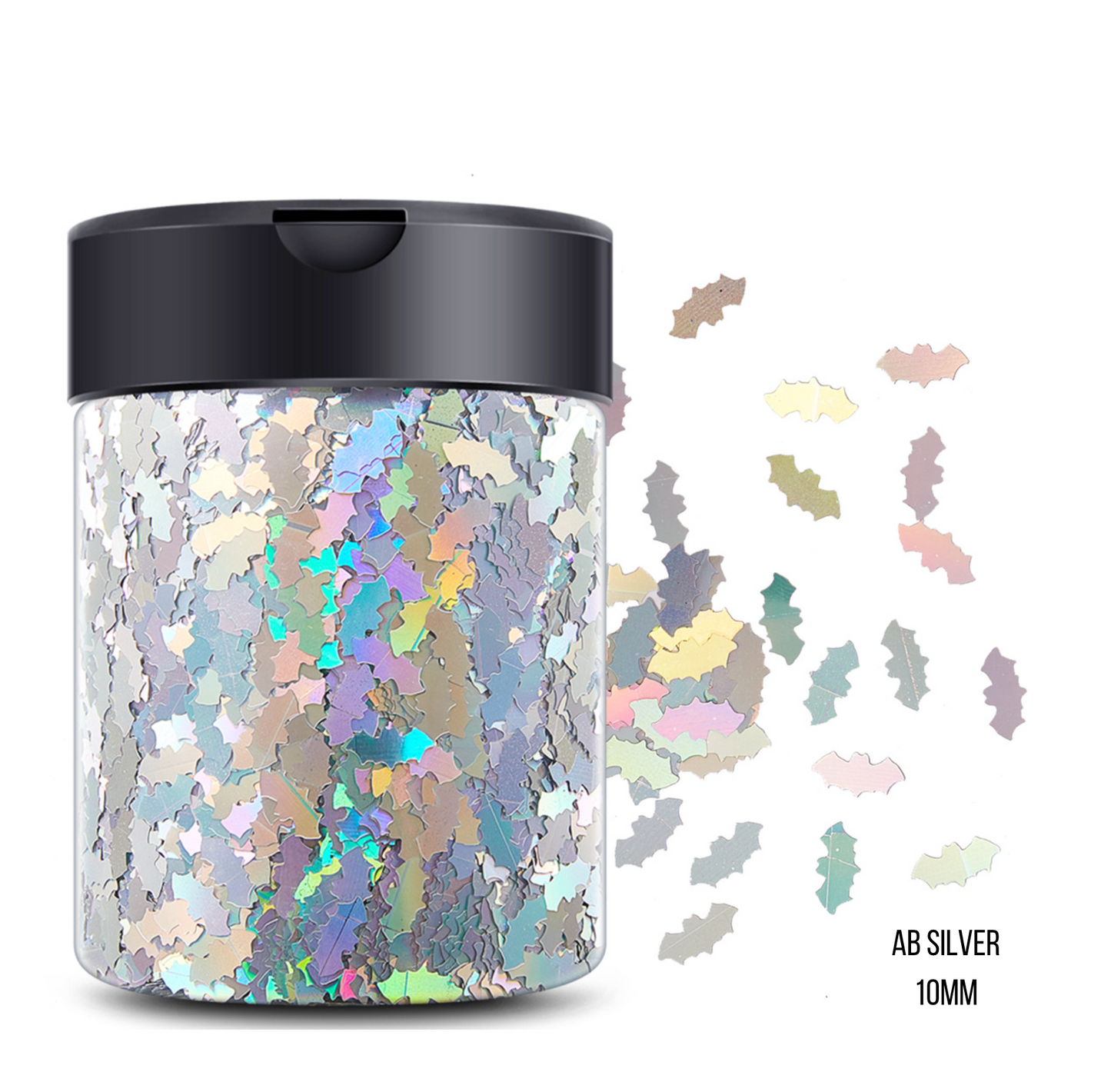 10MM Bat Halloween Glitter Confetti Pieces (5G/10G/20G/40G)