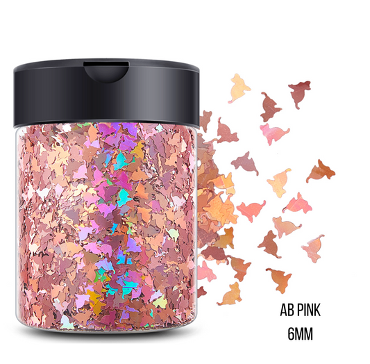 6MM Witchy Cat, Halloween Glitter Confetti Pieces (5G/10G/20G)