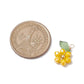 16MM x 15MM Glass Bead Flower Charm (Random Mixed Color)