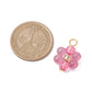 22.5MM x 15MM Acrylic Flower Charm (Random Mixed Color)