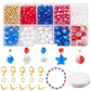 4th of July Themed Bead Kit (500 Pieces)