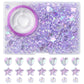 Star, Heart and Round Mixed Acrylic Bead Set with Elastic Thread (200pcs)