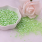 FAKE Light Green No Hole Pearls (2.5MM-5MM; NOT EDIBLE) D12-13