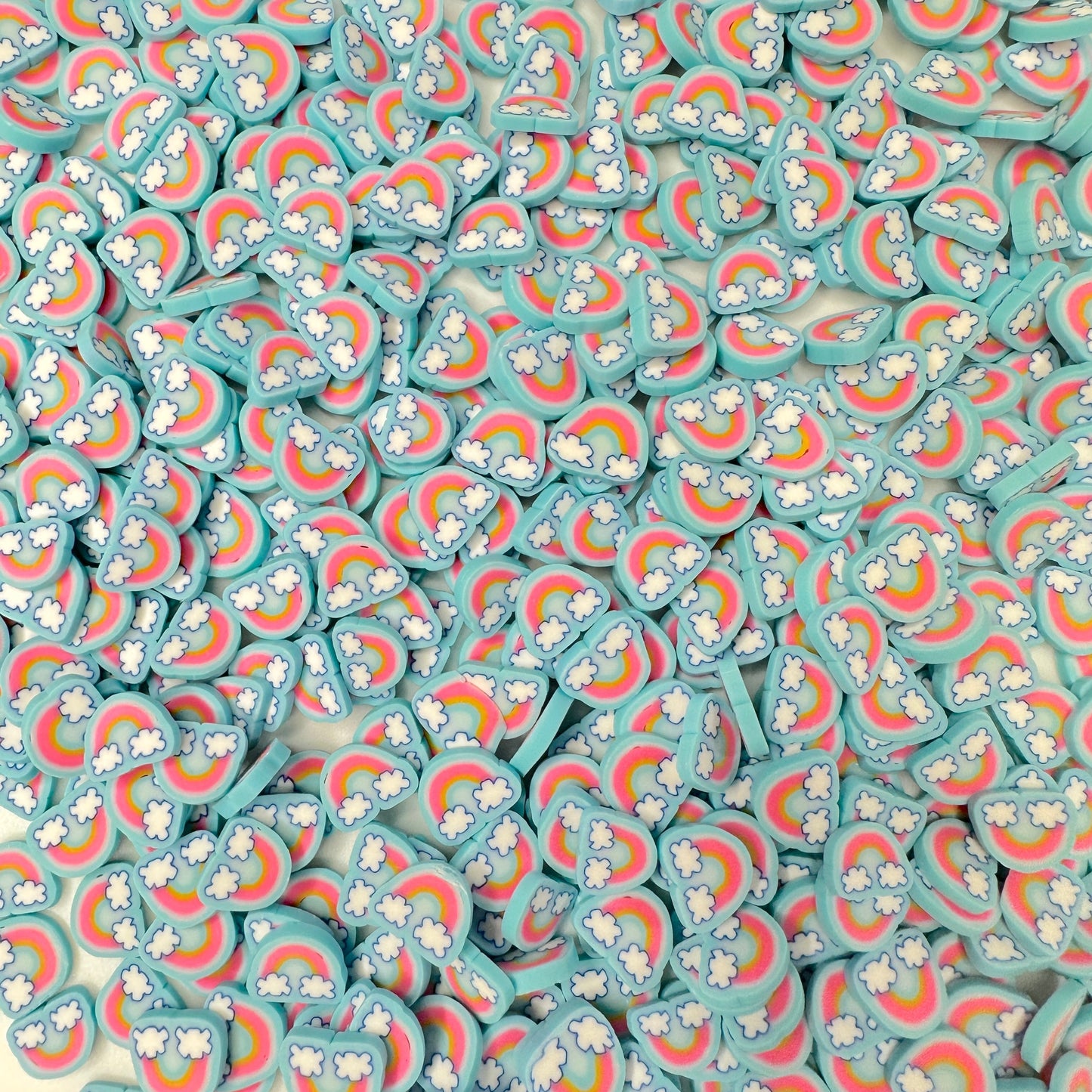 FAKE 5MM/10MM Kawaii Rainbow, Sky Polymer Clay Sprinkle (NOT EDIBLE) D23-11