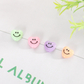 10MM Mixed Color Heart Shaped Smiley Face Beads