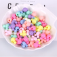 Chunky 15MM Pastel Mouse Head Acrylic Spacer Beads