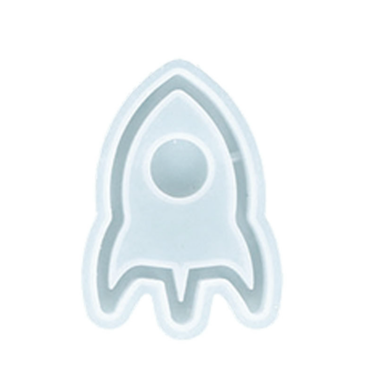 Rocket Ship Shaped Shaker Reusable Silicone Mold