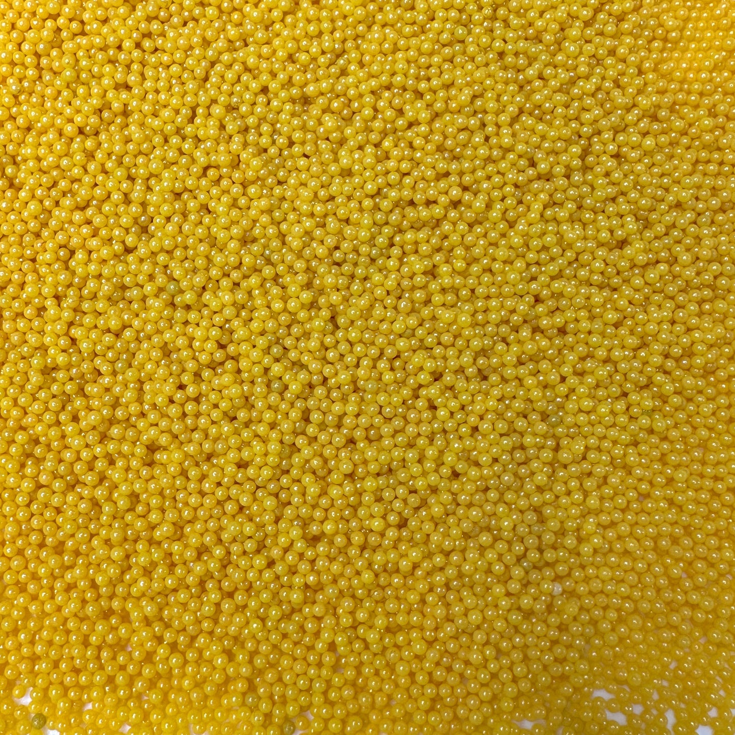 FAKE 2MM Dull Yellow Pearl (NOT EDIBLE) D41-13