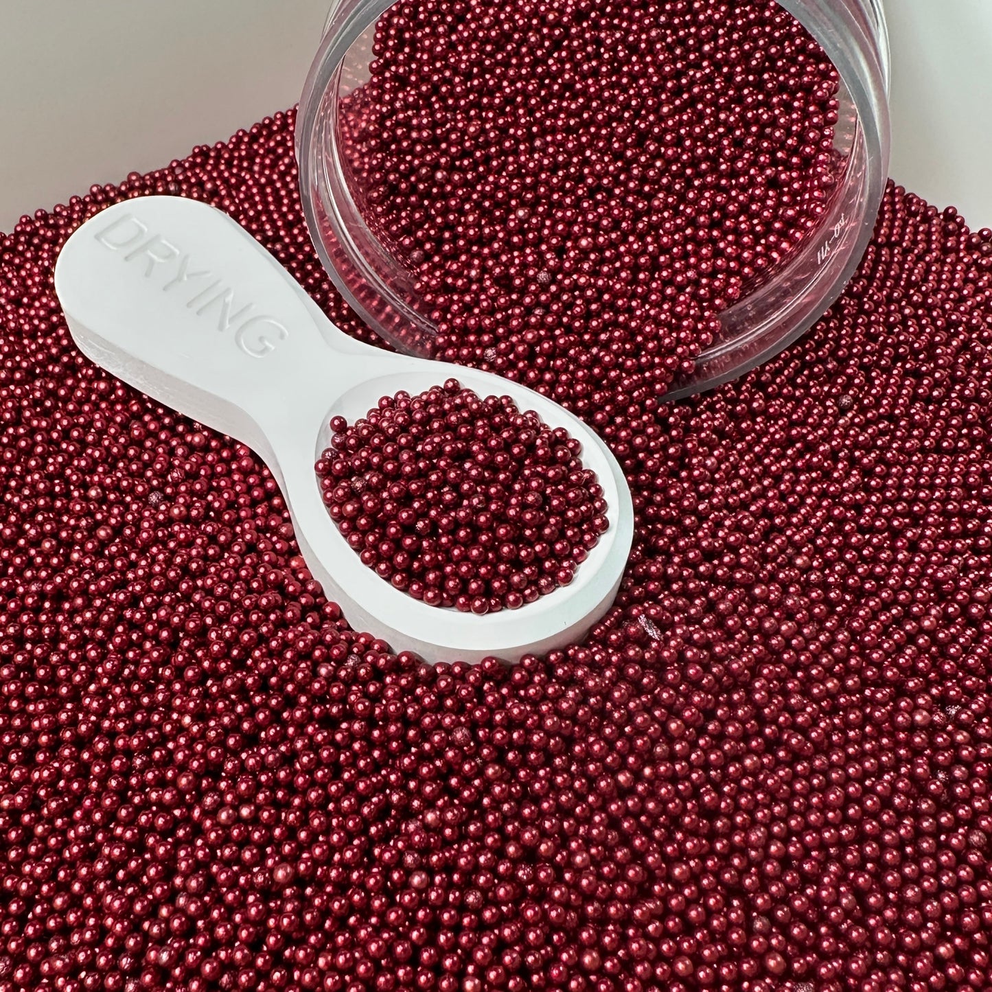 FAKE 2MM Wine Red Pearl (NOT EDIBLE) D40-16