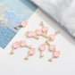 Cute Heart Key Charm (7x16mm)