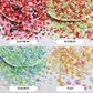 ABS Rhinestone Mixes, 3-10MM Rhinestones, 100g Bags (Multiple Colors)