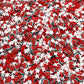 FAKE Red Watermelon Fruit Star Polymer Clay Sprinkle Mix (NOT EDIBLE) D10-30