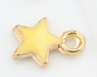 Tiny Star Enamel Charm (approximately 7mm)