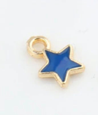 Tiny Star Enamel Charm (approximately 7mm)