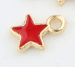 Tiny Star Enamel Charm (approximately 7mm)