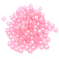 Translucent LIGHT PINK, White Letter A-Z Alphabet Individual Beads (7MM)