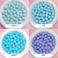 Chunky 14MM Pastel Macaron Puffy Candy Star Acrylic Spacer Beads