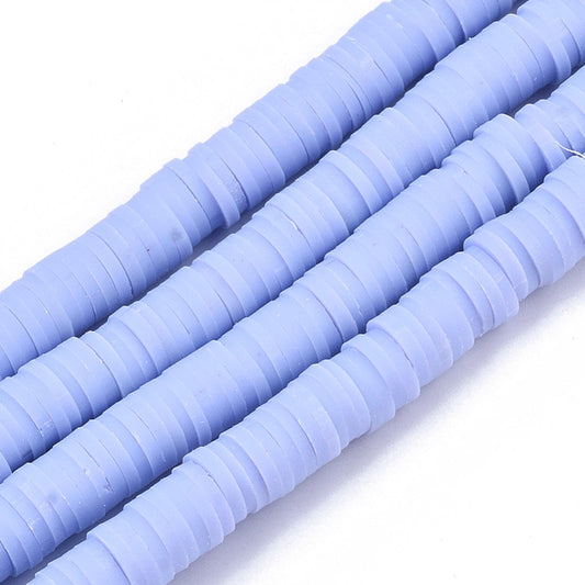 6MM Lilac Polymer Clay Heishi Bead Strands (290pcs per strand)