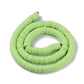 8MM Light Green Polymer Clay Heishi Bead Strands (380-400pcs per strand)