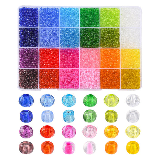 4MM Acrylic and 4MM Glass Seed Bead Kit