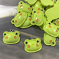 2.5cm x 2.3cm Cute Puff Frog, Animal Themed Charms