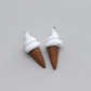 4CM Swirly Ice Cream Cone, Food Themed Charms