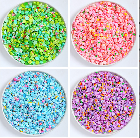 MINI Color Coordinated Random Mix Nail Charms, 3D Nail Art Charms, Mini Cabochon