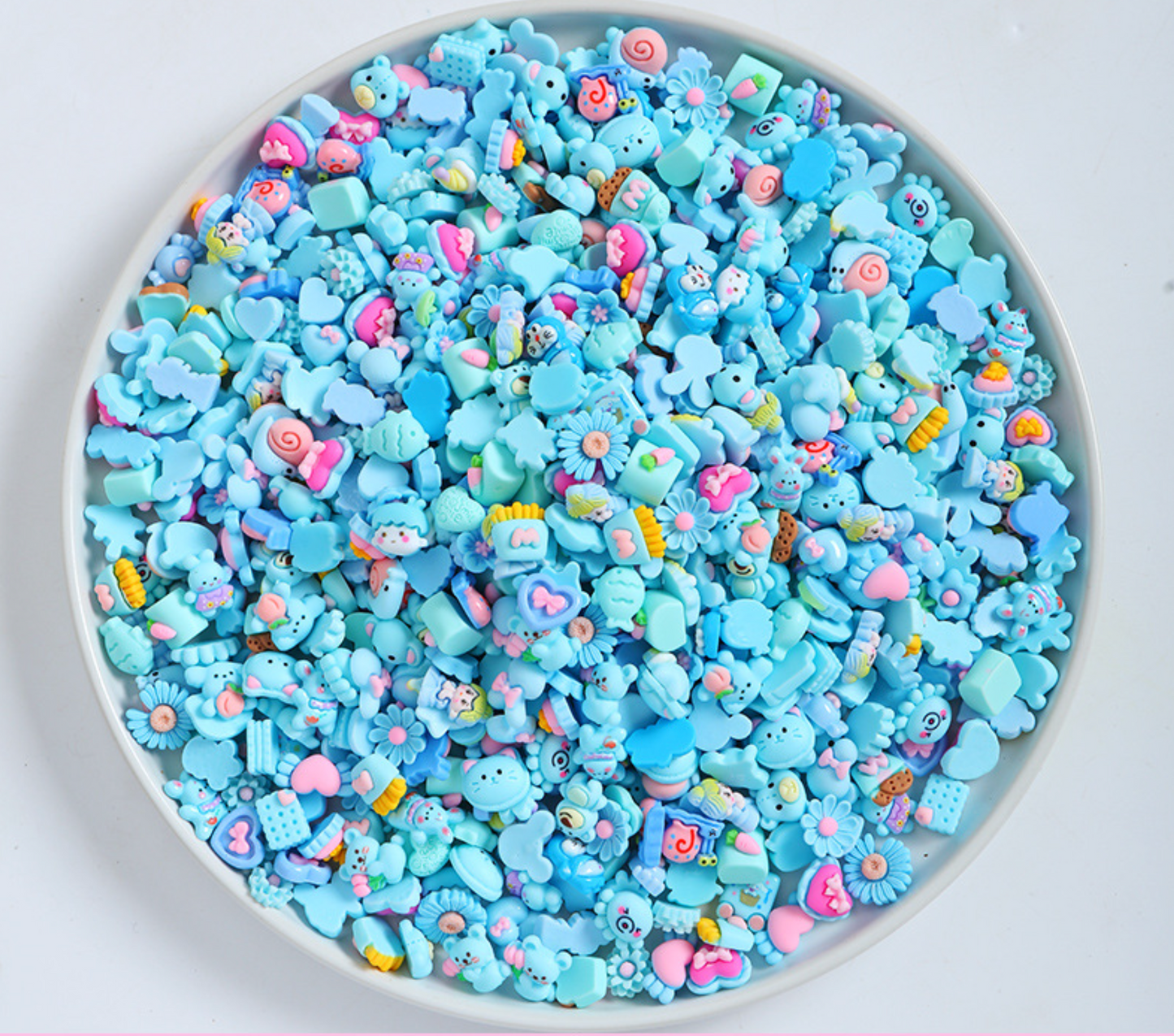 MINI Color Coordinated Random Mix Nail Charms, 3D Nail Art Charms, Mini Cabochon