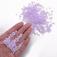 3MM Frosted Medium Orchid 8/0 Glass Seed Beads (S048-006)