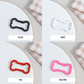 Pastel Spray Painted Metal Bone Shaped Key Rings (Color Choices Available)