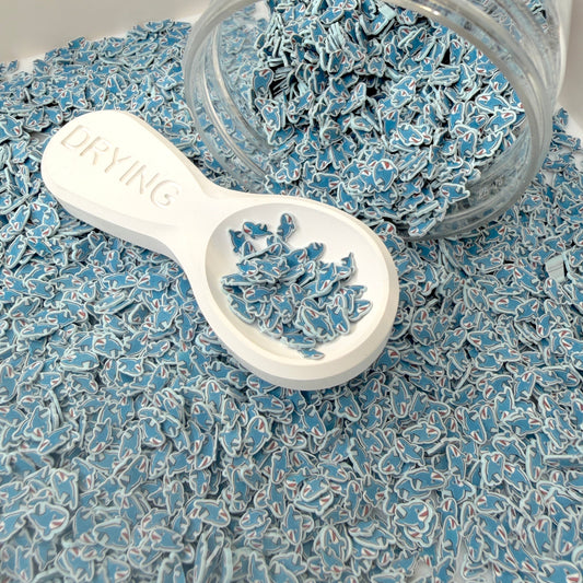 5MM Happy Shark Polymer Clay Sprinkle Pieces (NOT EDIBLE) D21-20
