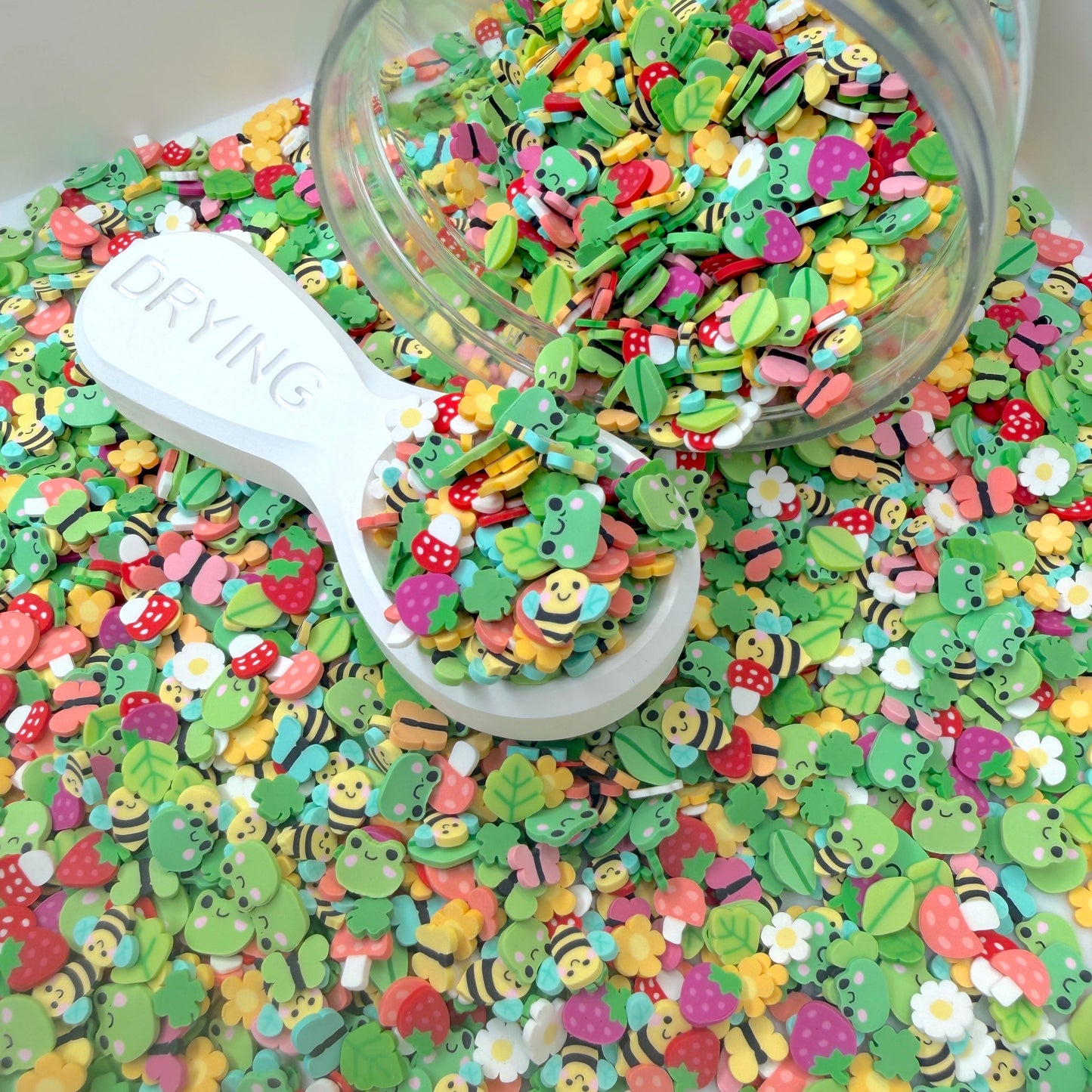 Whimsical Forest Party Polymer Clay Sprinkle Pieces (NOT EDIBLE) D8-25