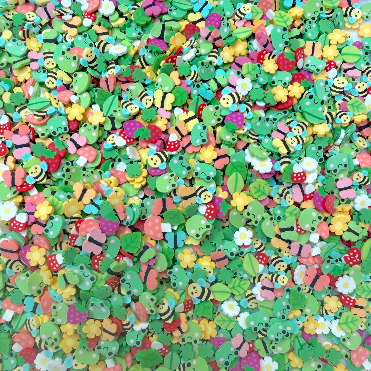 Whimsical Forest Party Polymer Clay Sprinkle Pieces (NOT EDIBLE) D8-25