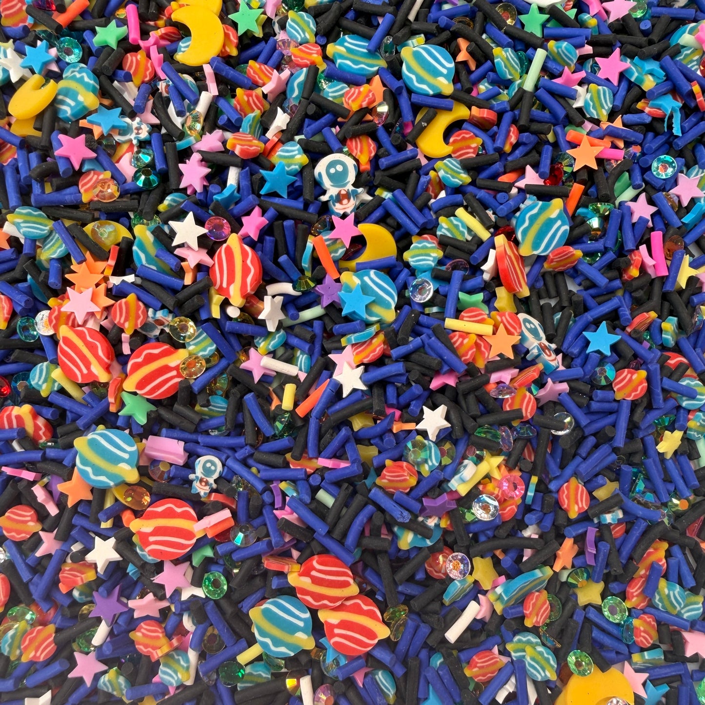 Astronaut Space Party Polymer Clay Sprinkle Mix (NOT EDIBLE) D36-23