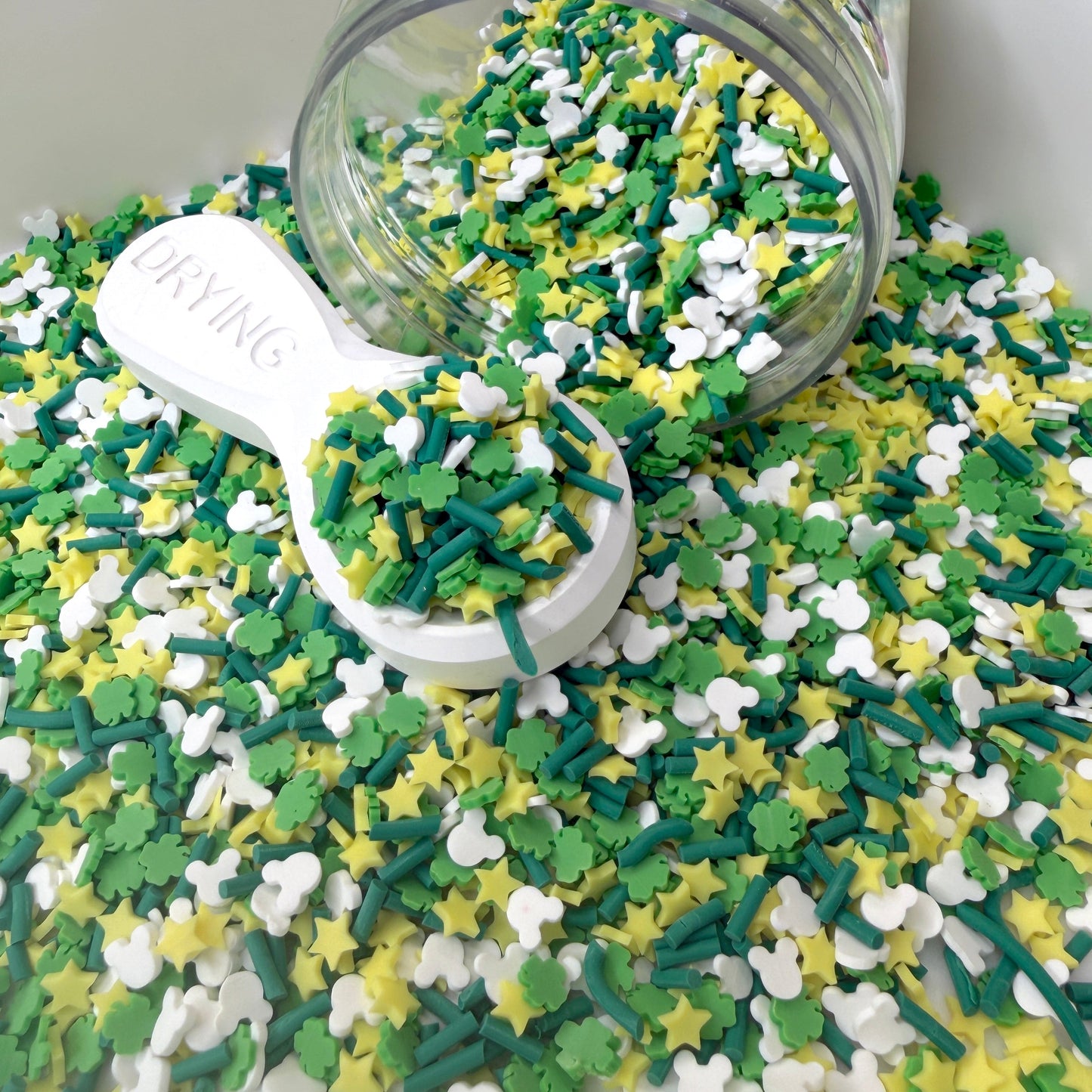 FAKE St. Patricks Mouse Mix Polymer Clay Sprinkle (NOT EDIBLE) D40-22