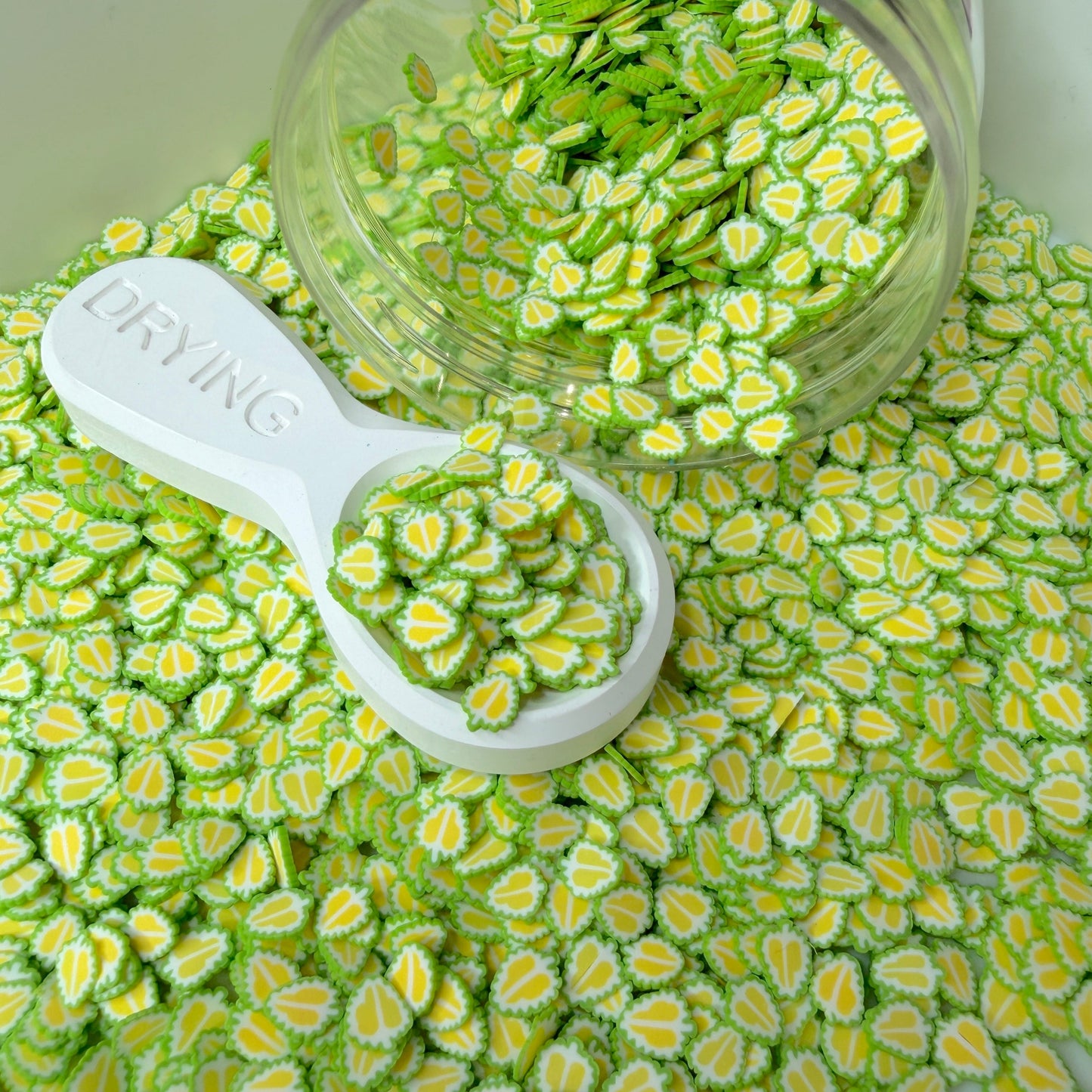 5MM/10MM Durian, Fruit Polymer Clay Sprinkle Pieces (NOT EDIBLE) D14-26/27