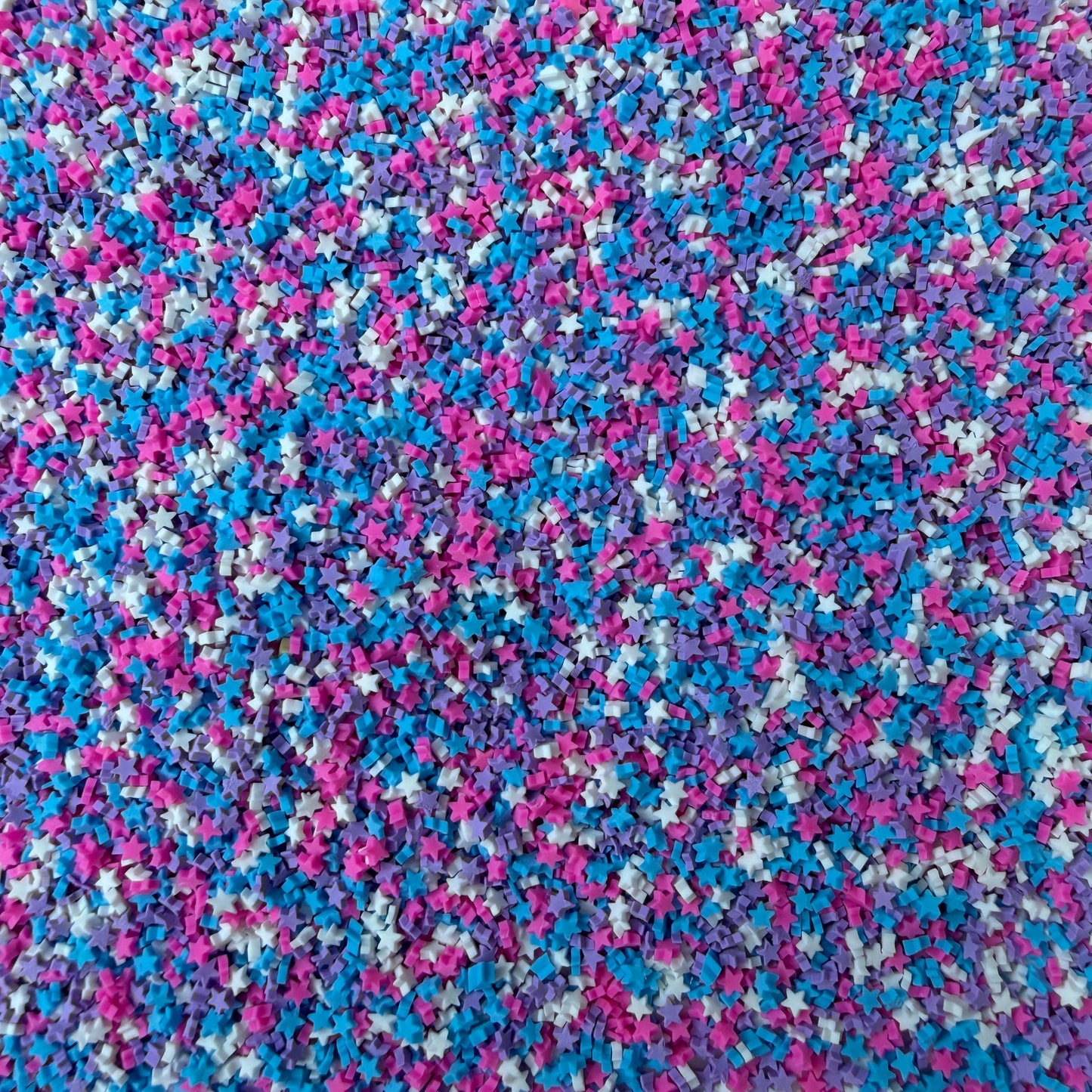 3MM Unicorn Star Polymer Clay Sprinkle Mix (NOT EDIBLE) D14-11