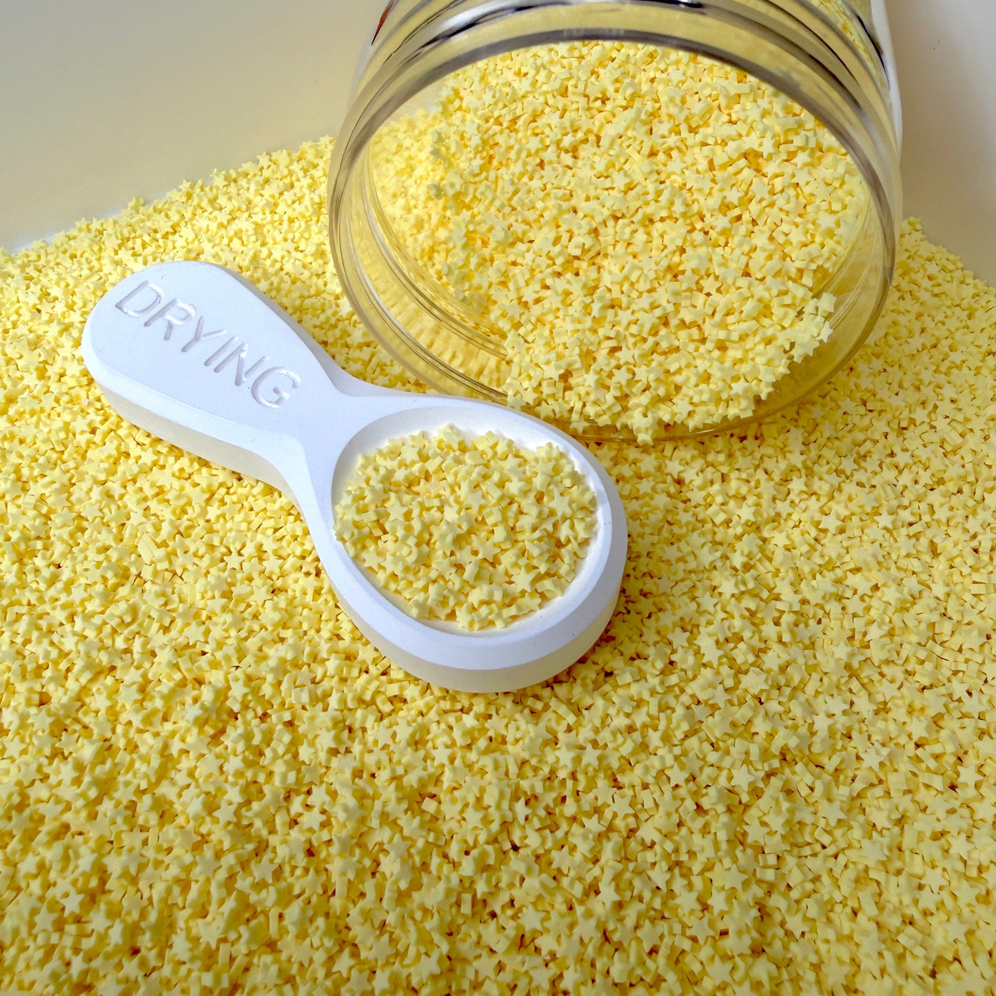 3MM Yellow Star Polymer Clay Sprinkle (NOT EDIBLE) D14-03
