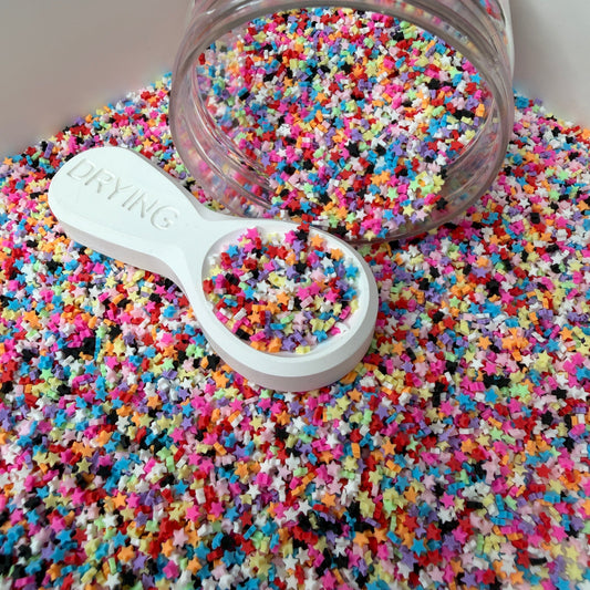 3MM Mixed Color Star Polymer Clay Sprinkle (NOT EDIBLE) D14-14