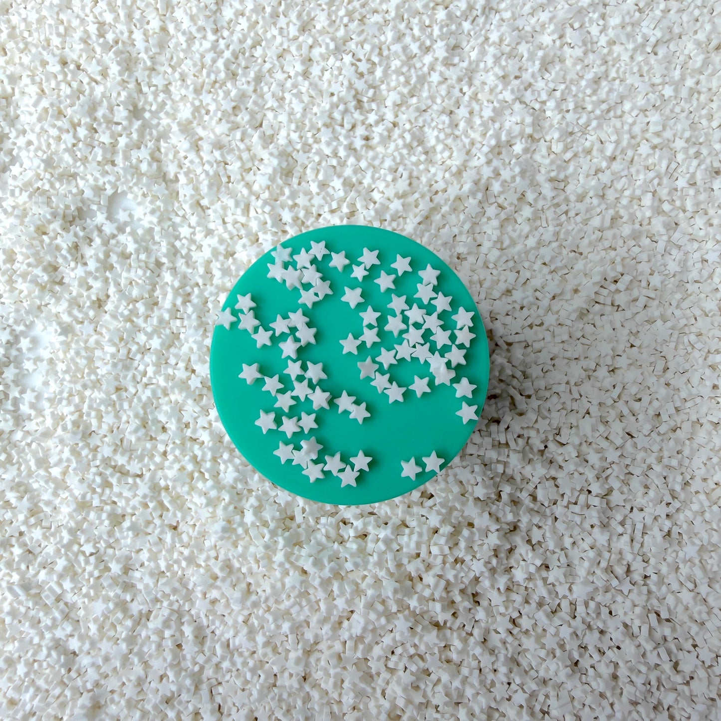 3MM White Star Polymer Clay Sprinkle (NOT EDIBLE) D14-09