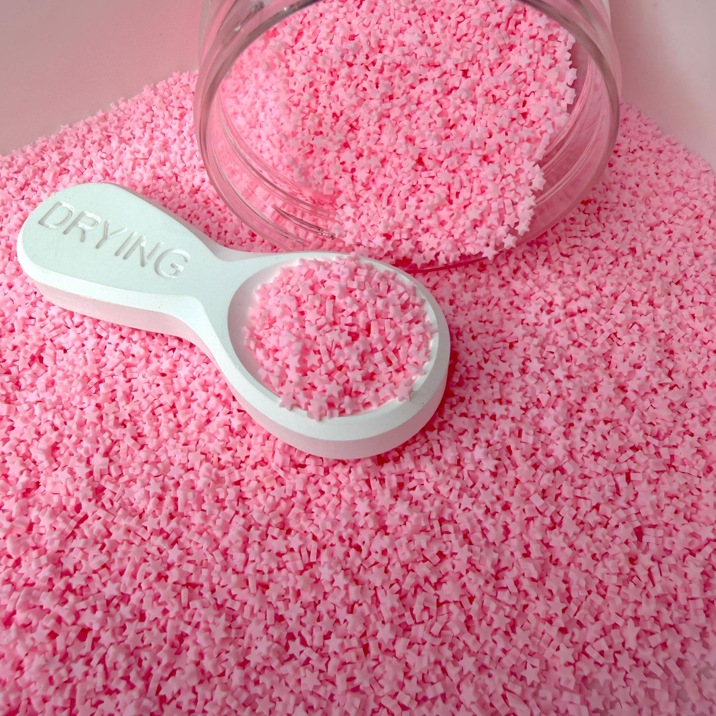3MM Light Pink Star Polymer Clay Sprinkle (NOT EDIBLE) D14-08