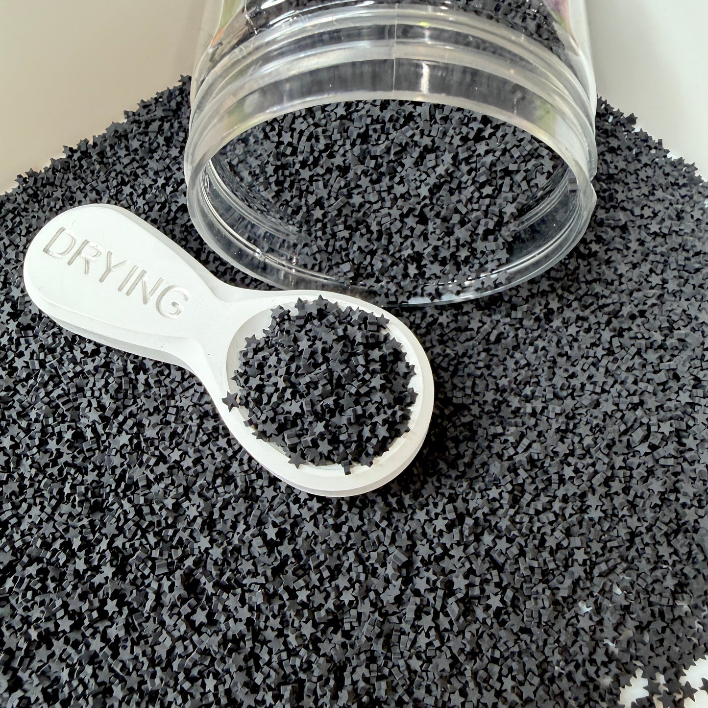 3MM Black Star Polymer Clay Sprinkle (NOT EDIBLE) D14-10