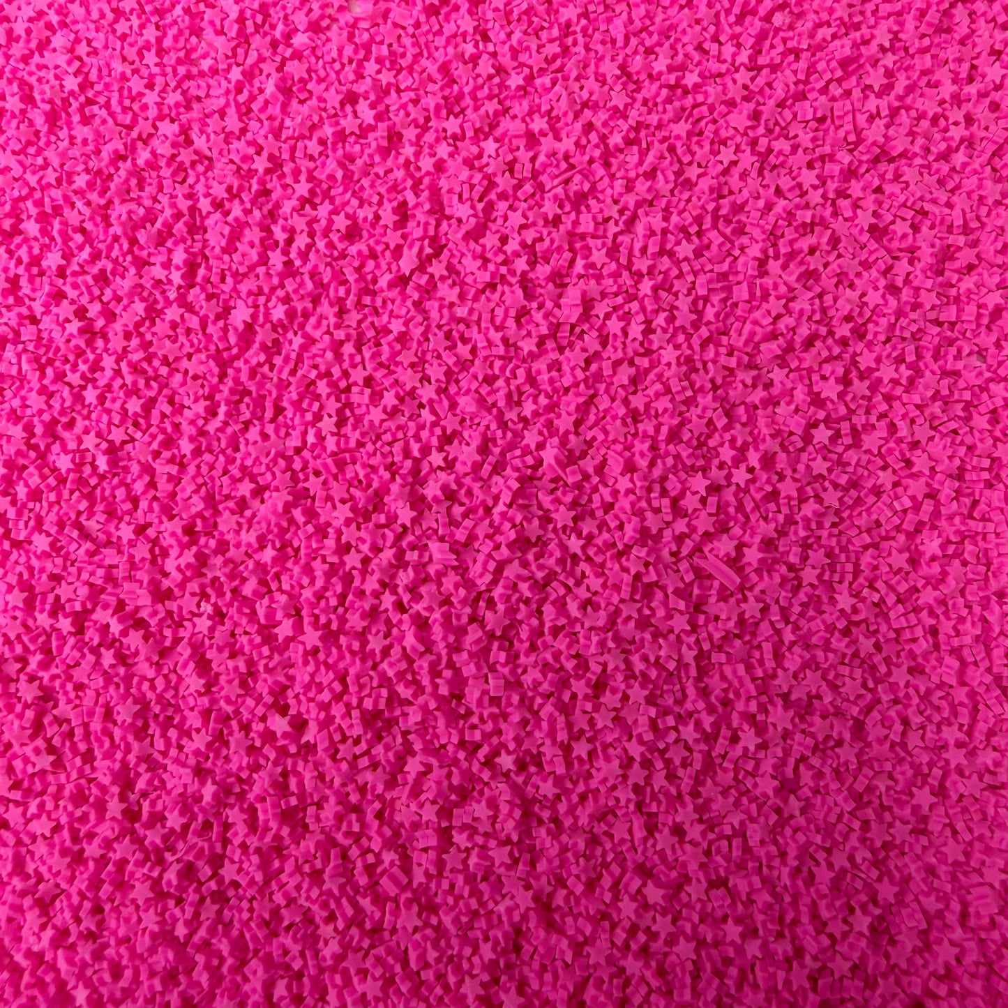 3MM Rose Pink Star Polymer Clay Sprinkle (NOT EDIBLE) D14-07