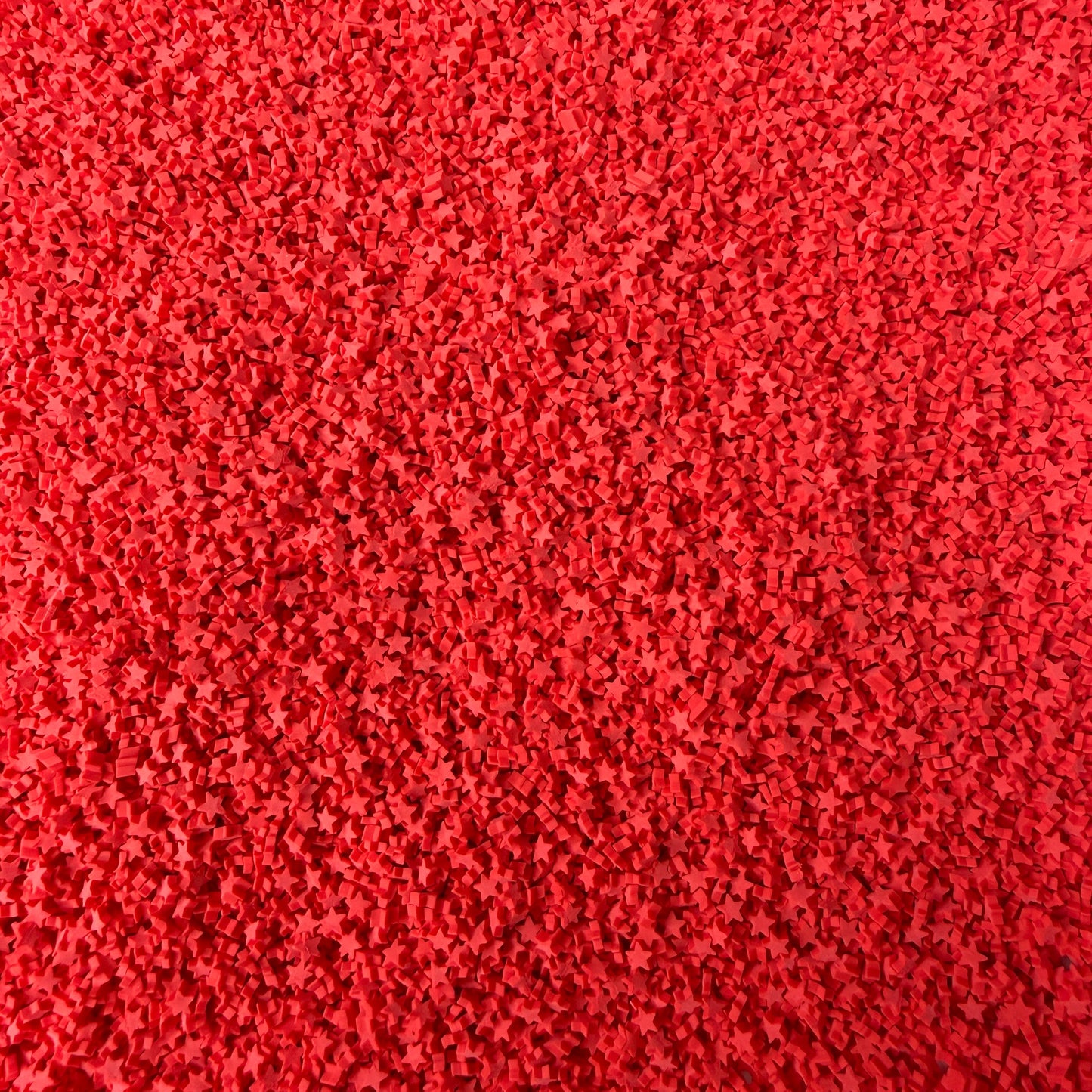 FAKE 3MM Red Star Polymer Clay Sprinkle (NOT EDIBLE) D14-01