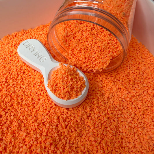 3MM Orange Star Polymer Clay Sprinkle (NOT EDIBLE) D14-02
