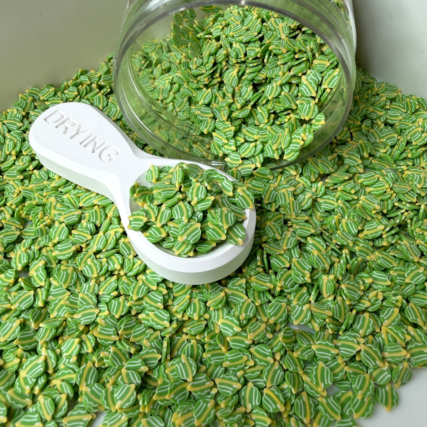 5MM/10MM Green Planet Polymer Clay Sprinkle Pieces (NOT EDIBLE) D14-19