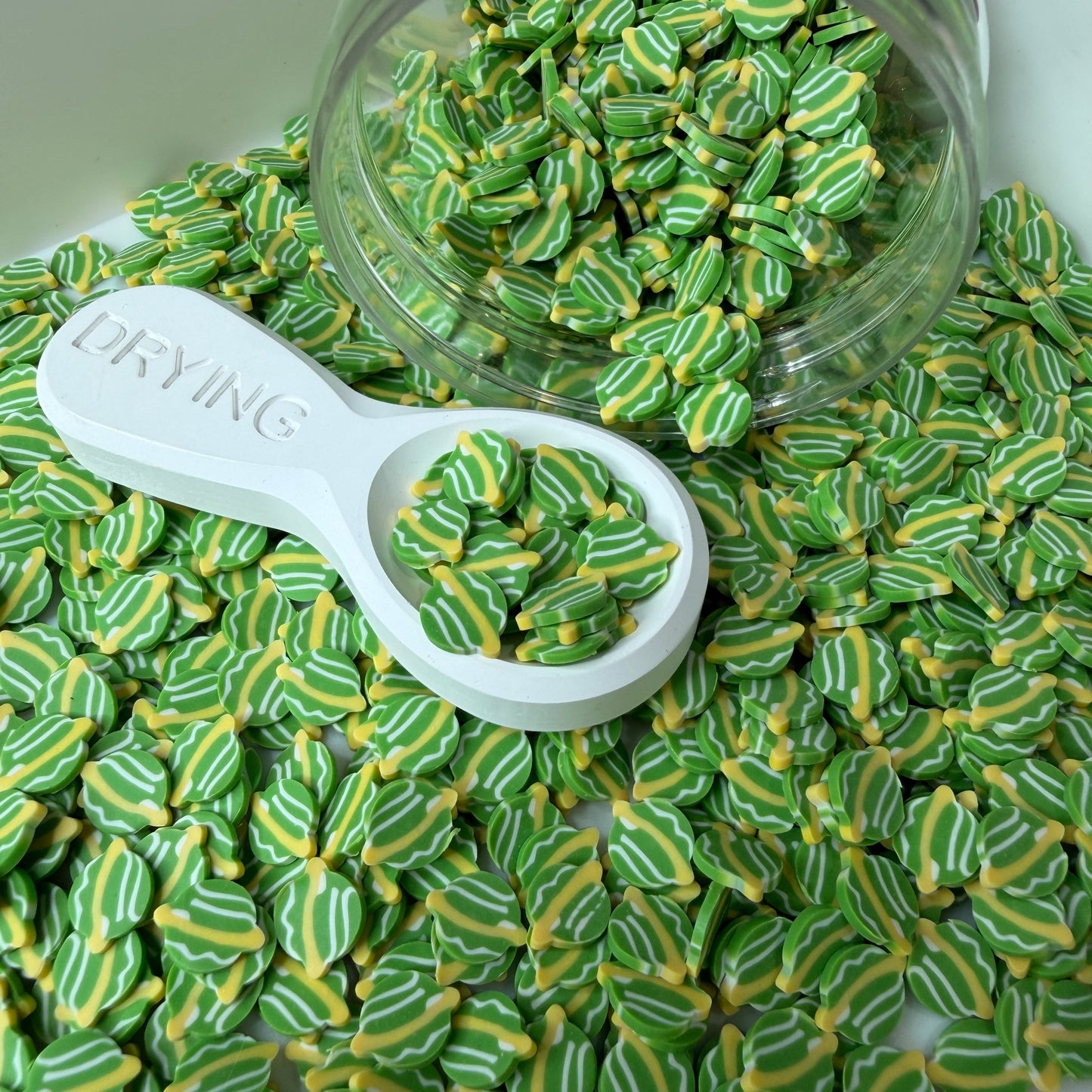 5MM/10MM Green Planet Polymer Clay Sprinkle Pieces (NOT EDIBLE) D14-19